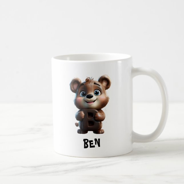 MUG LETTRE BÊTE B (Droite)