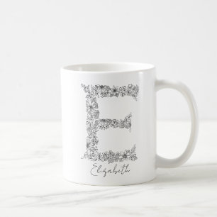 Mug LETTRE BLANCHE MOYENNE MOYENNE MOYENNE BOtanique N