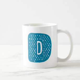 Mug Lettre D Design.