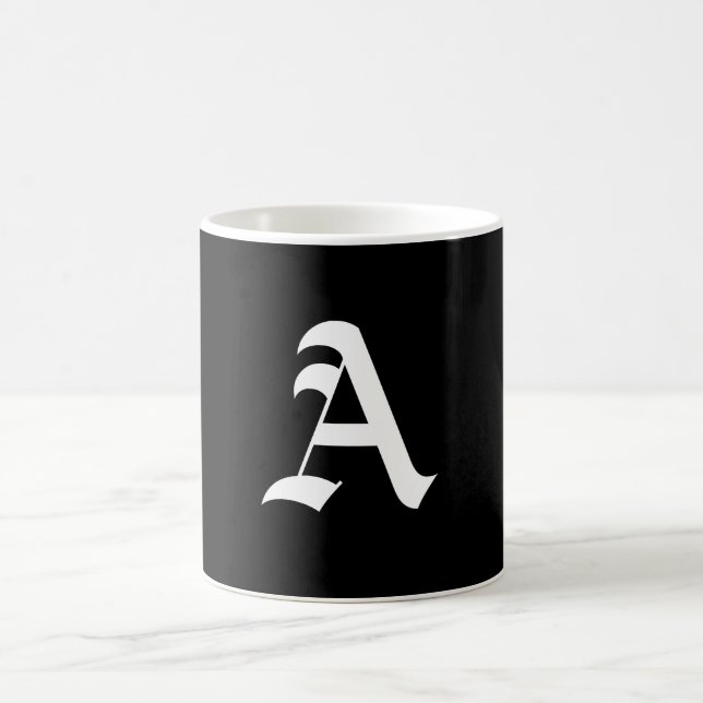 Mug Lettre d'alphabet A, (Centre)