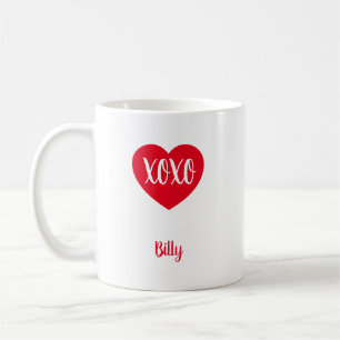 Mug Lettre d'amour Coeur Saint-Valentin