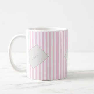Mug Lettre d'amour Coquette Message