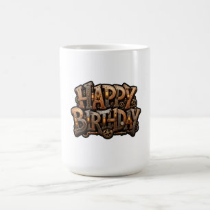 Mug Lettre d'anniversaire steampunk