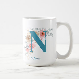 Mug LETTRE DE BOUGIE DE Café PERSONNALISÉE N