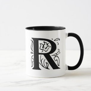 Mug Lettre de fantaisie R