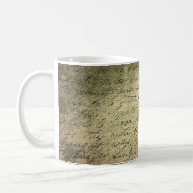 Mug Lettre d'écriture papier papier (Gauche)