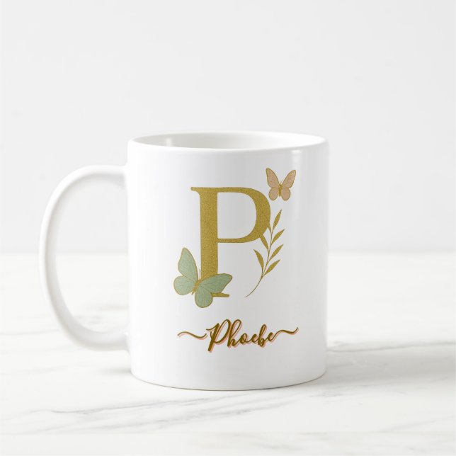 MUG LETTRE D'OR P BROUILLON (Gauche)