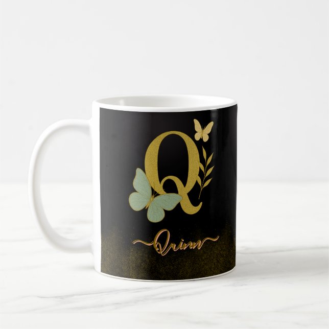 MUG LETTRE D'OR Q BROUILLARD (Gauche)