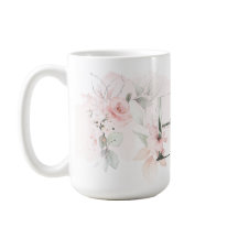 Lettre E Rose rose rose rose pâle