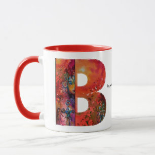 MUG LETTRE EXCALIBUR B / MONOGRAM IMAGINAIRE