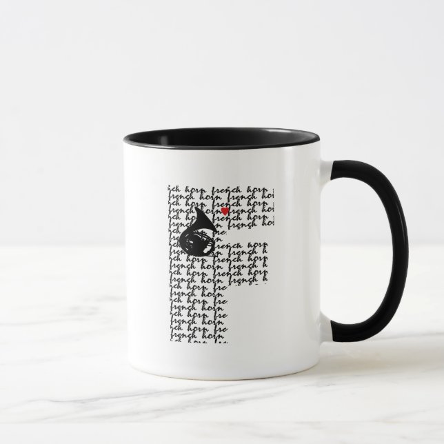 MUG LETTRE FRANÇAISE F (Droite)