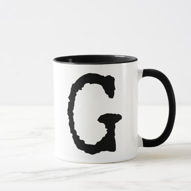 Mug Lettre G (Droite)