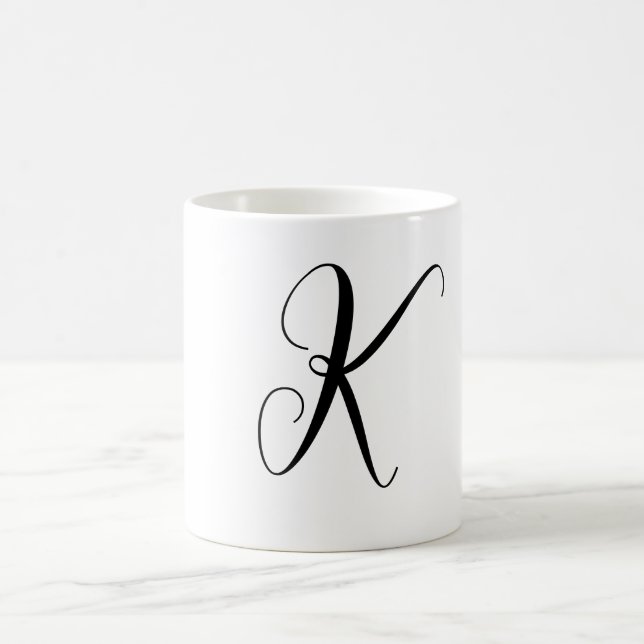 Mug LETTRE INITIALE MONogramme Fête Cadeau Mariage Fav (Centre)