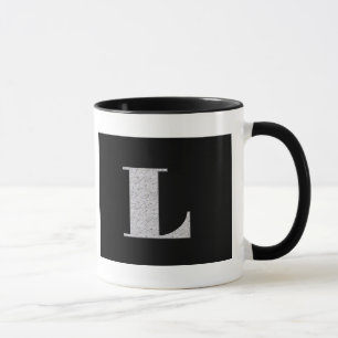 Mug Lettre L de monogramme