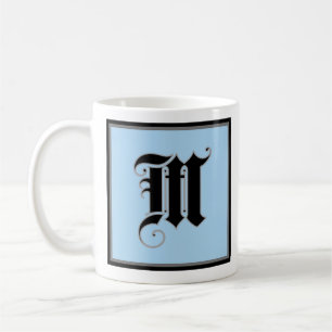Mug LETTRE MAJUSCULE Calligraphique M