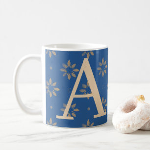 Mug Lettre monogramme Motif moderne
