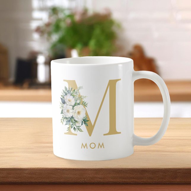 Mug LETTRE MONOGRAPHIQUE Maman Florale (Créateur téléchargé)