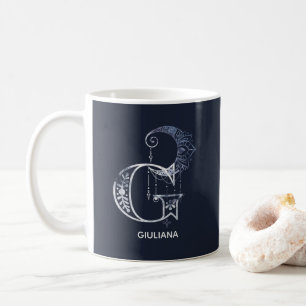 Mug LETTRE MONOMOMOBILE G POLOT Crescent LUNE Mandala