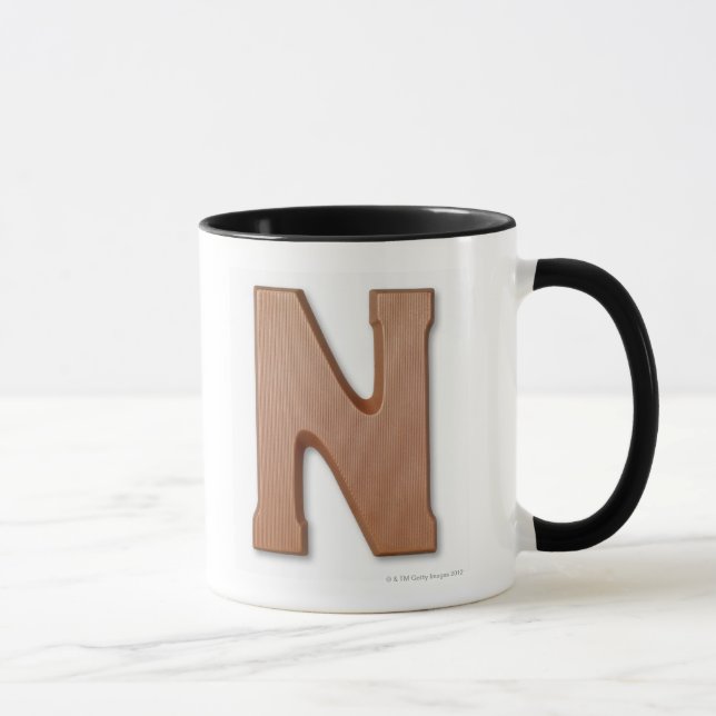 Mug Lettre n de chocolat (Droite)