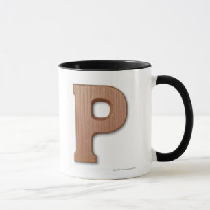 Mug Lettre p de chocolat
