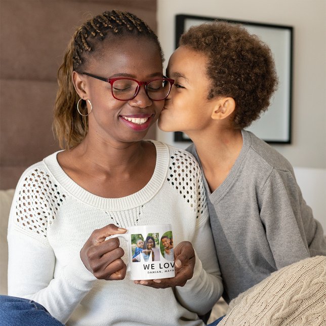 Mug Lettre Photo Maman Moderne On T'aime (Créateur téléchargé)