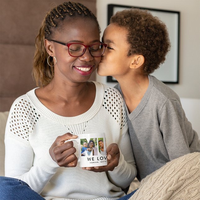 Mug Lettre Photo Maman Moderne On T'aime (Créateur téléchargé)