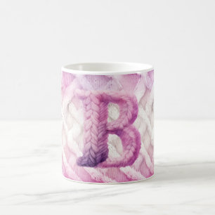 MUG LETTRE POPULAIRE ROSE CHAUD POPULAIRE B