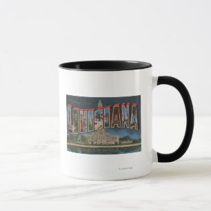 Mug Lettre ScenesLouisiana de LouisianaLarge