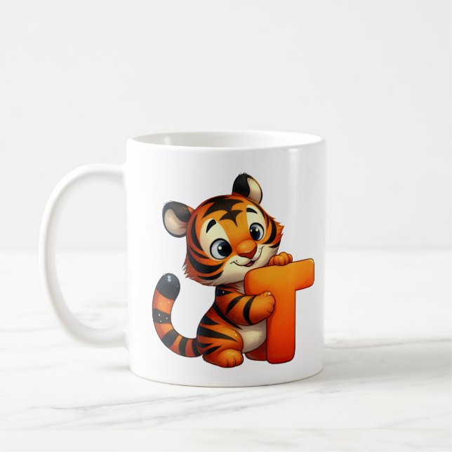 Mug Lettre T comme Tiger Classic Mug, 325 ml (Gauche)
