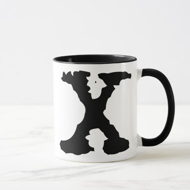 Mug Lettre X (Droite)