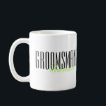 Mug Lettres audacieuses "Groomsman" Fête de mariage pe<br><div class="desc">Cadeaux personnalisés pour votre mariage.</div>