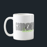 Mug Lettres audacieuses "Groomsman" Fête de mariage pe<br><div class="desc">Cadeaux personnalisés pour votre mariage.</div>
