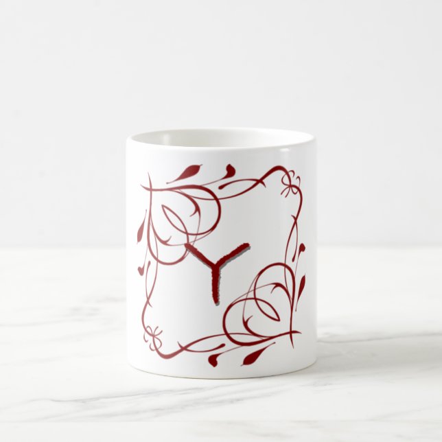 Mug Lettres d'amour "Y"  (Centre)