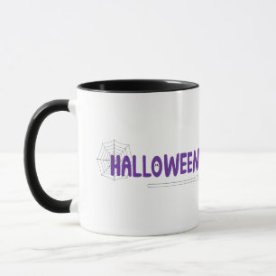 Mug Lettres d'Halloween amusantes et Éffrayantes avec