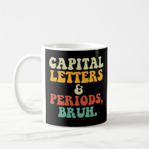 Mug Lettres Et Périodes De Capital Bruh