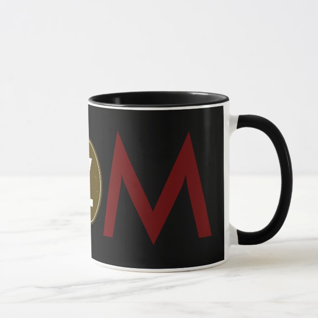 Mug Lettres initiales de nom customisées (Droite)