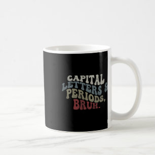 Mug Lettres Majuscules Et Points Bruh 