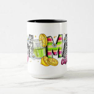 Mug Lettres MAMA colorées sur le thème des citrons