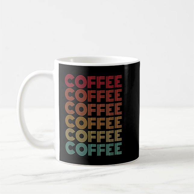 Mug Lettres Vintages café (Gauche)