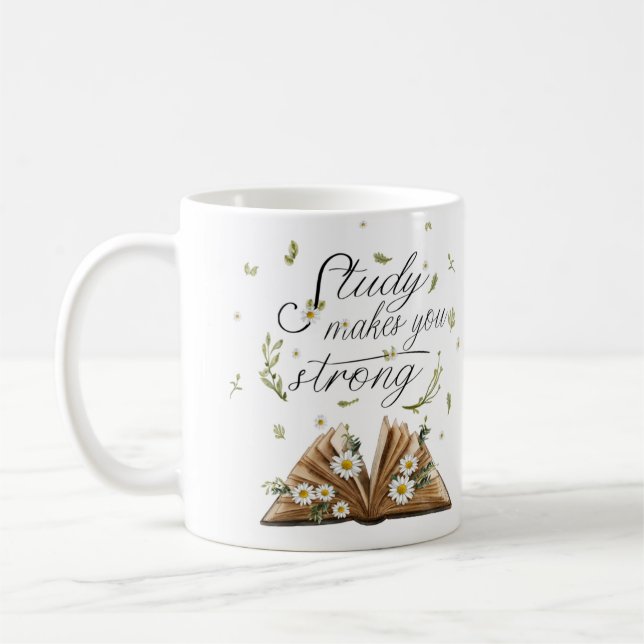 Mug L'étude vous fait un cadeau fort pour pionnier JW (Gauche)