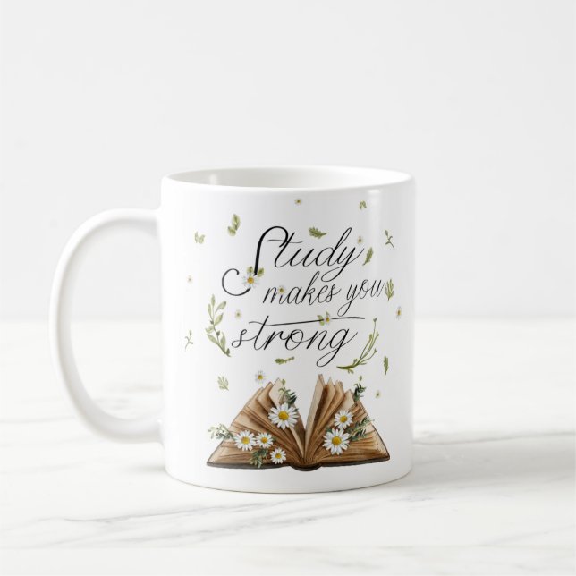 Mug L'étude vous rend fort cadeau pour JW pionnier caf (Gauche)