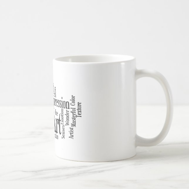 Mug L'étudiant en art créatif de processus artistique (Droite)