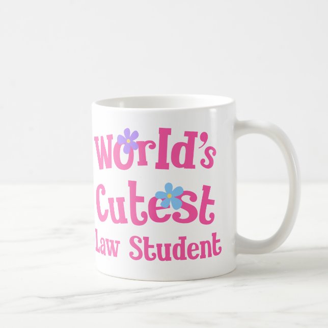 Mug L'étudiant en droit le plus mignon des mondes (Droite)