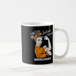 Mug Leucémie Guerrier Incassable Conscience Cadeau Com