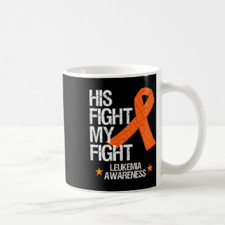 Mug Leucémie Sensibilise à sa lutte Orange Ribbon Cade