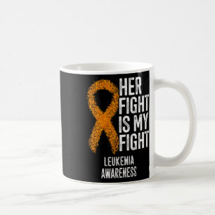 Mug Leucémie Son combat est mon combat Leucémie Sensib