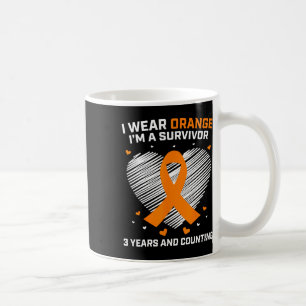 Mug Leucémie Survivante Cadeaux 3 ans Cancer Gratuit