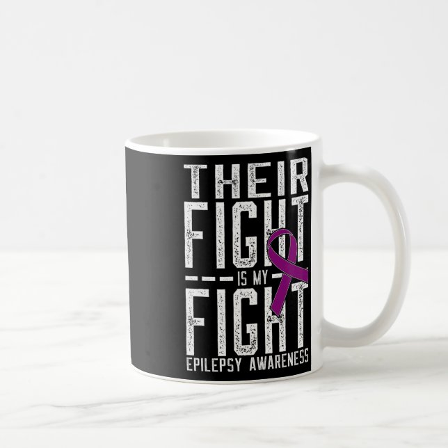 Mug Leur combat est mon combat Epilepsie de combat (Droite)