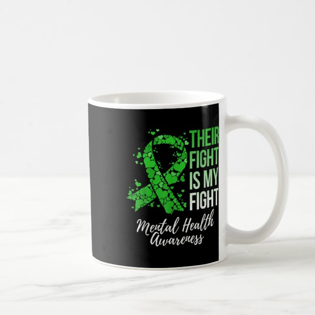 Mug Leur combat est mon combat sensibilisation à la sa (Droite)