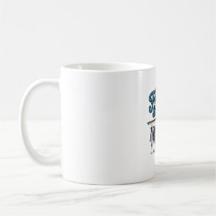 Mug Leurre de pêche patriotique vintage Fishin '& Free
